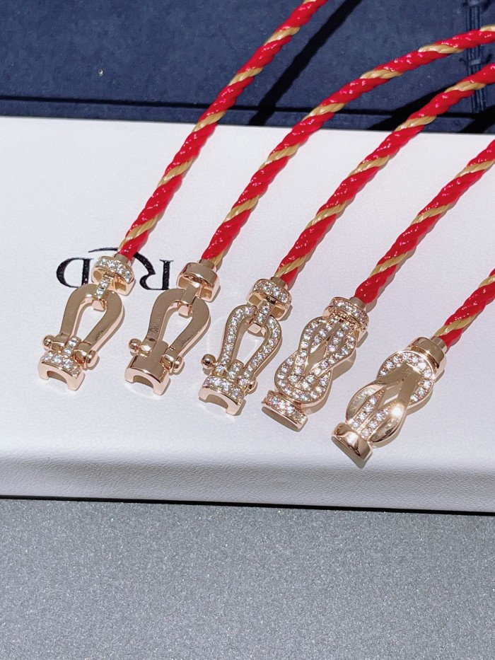 Small nylon red rope bracelet