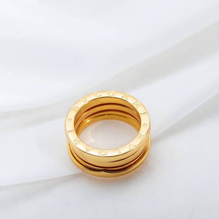 Three color wide small waist ring