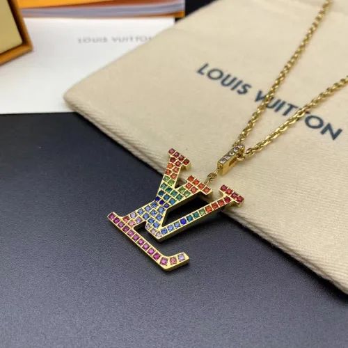 Color Diamond Logo Pendant Necklace