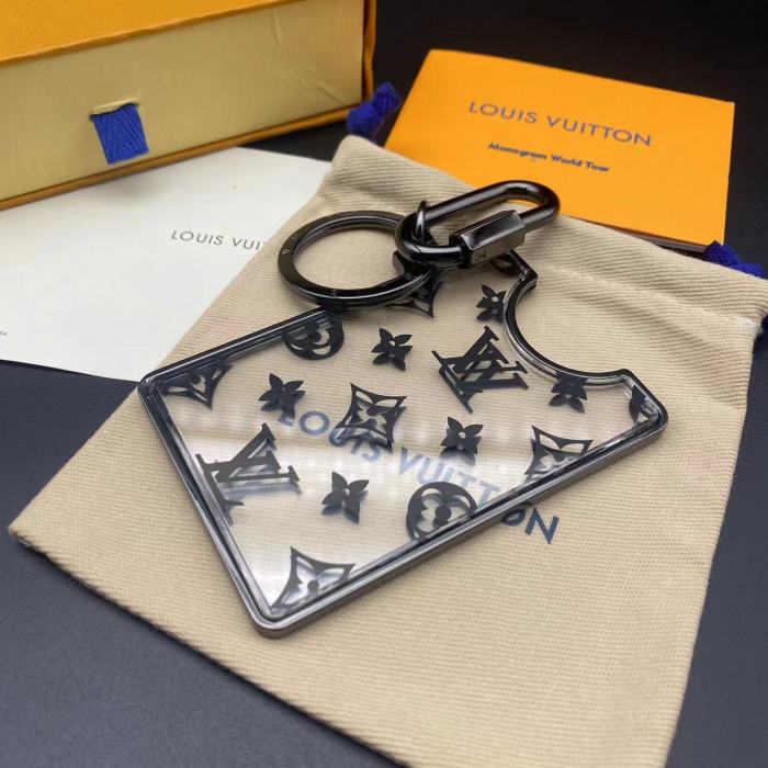 Acrylic transparent card slot Keychain