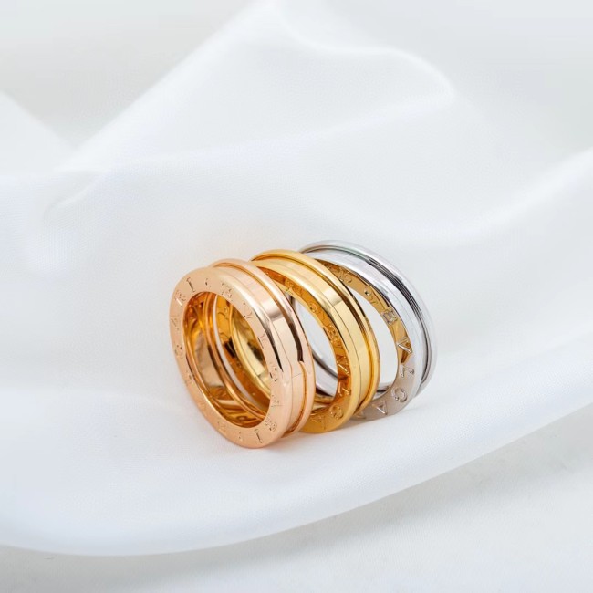 Three color thin small waist ring