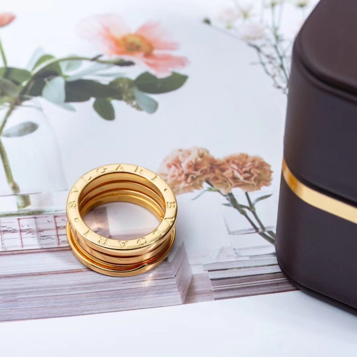 Three color wide small waist ring