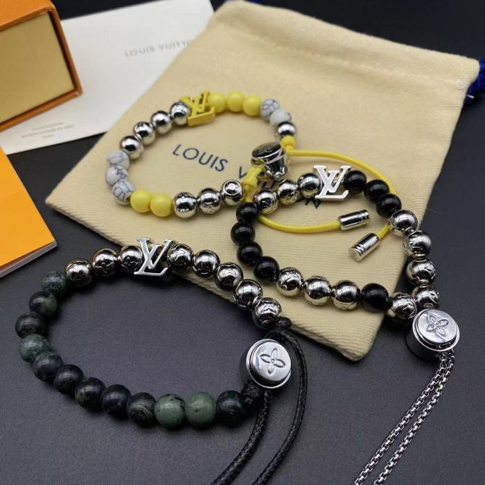 Tricolor Bead Bracelet