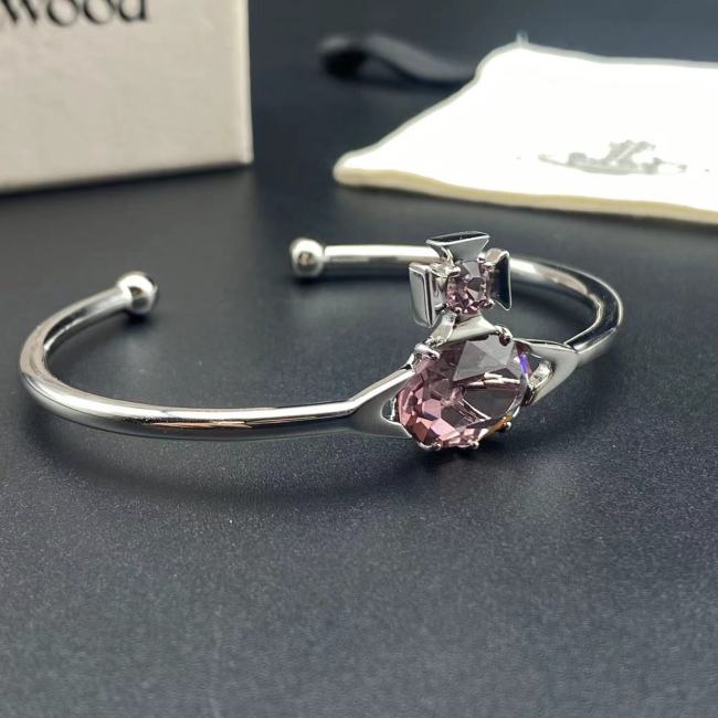 Pink diamond bracelet