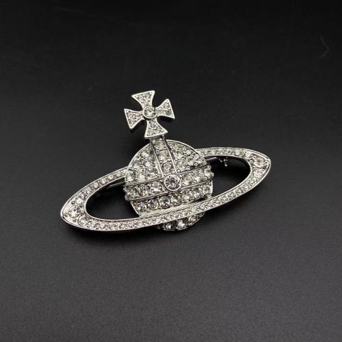 Saturn brooch