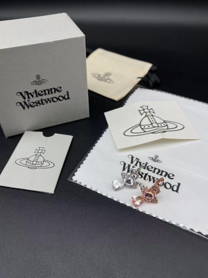 West Queen mermaid tears with diamond earrings