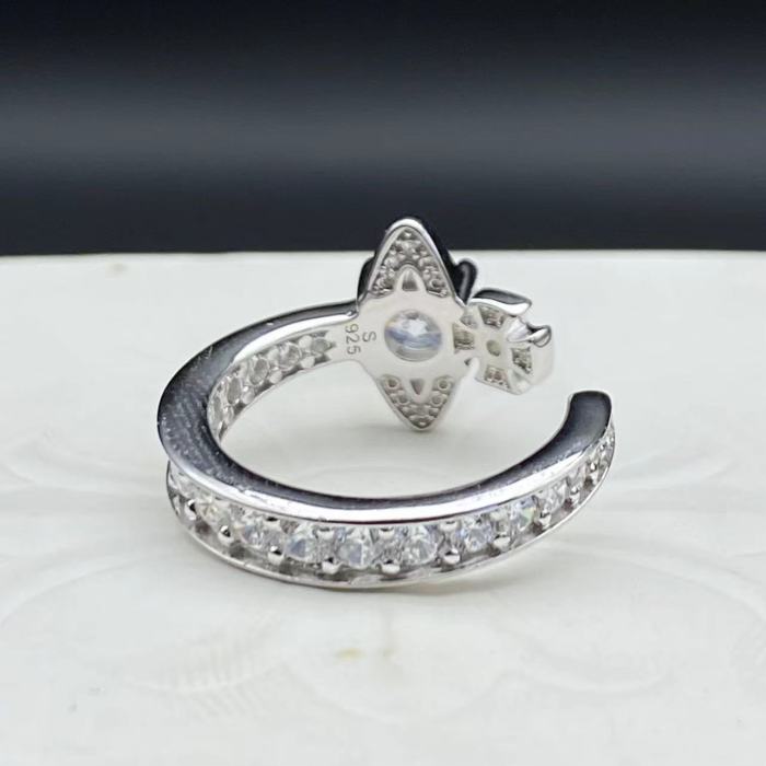 S925 Saturn Open Ring