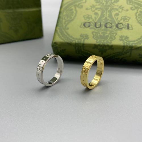 Two color gold plated  logo ring