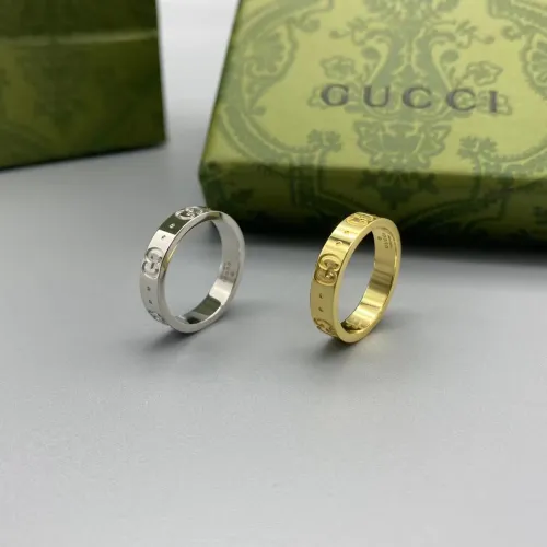 Two color gold plated  logo ring