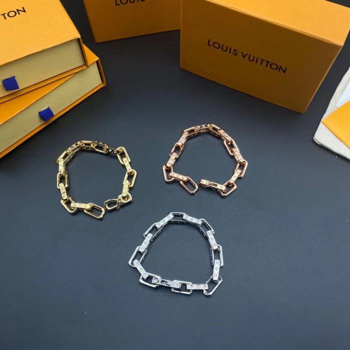 LV三色竹节手链合集