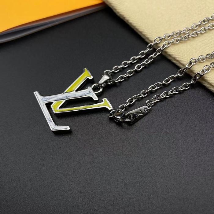 Logo Pendant Necklace