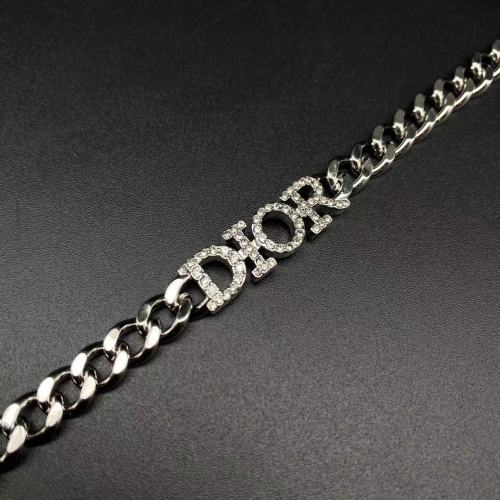 Diamond studded logo pendant necklace