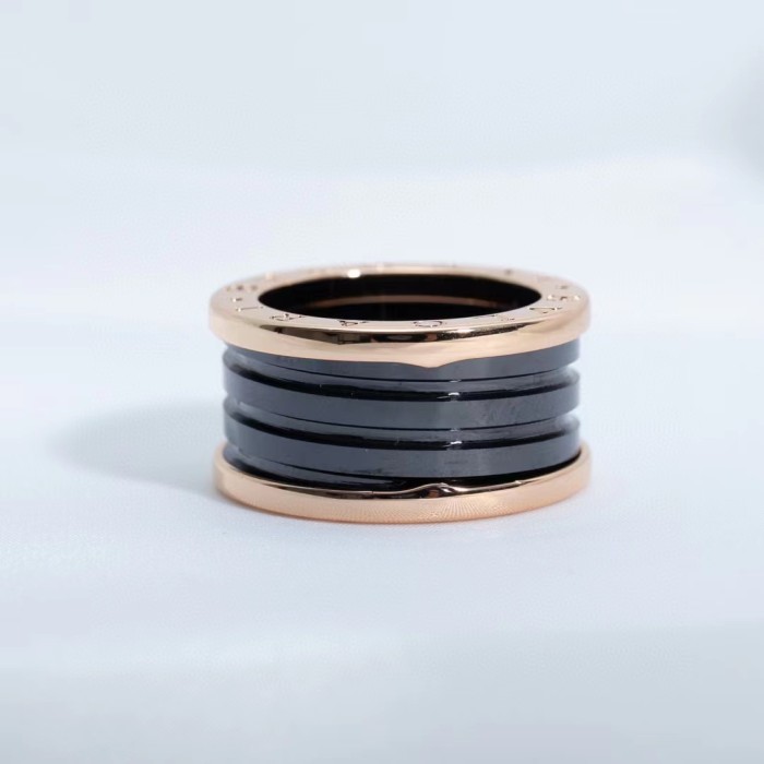 Two color ceramic plain ring