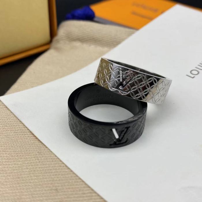 Full print hollow relief printing ring