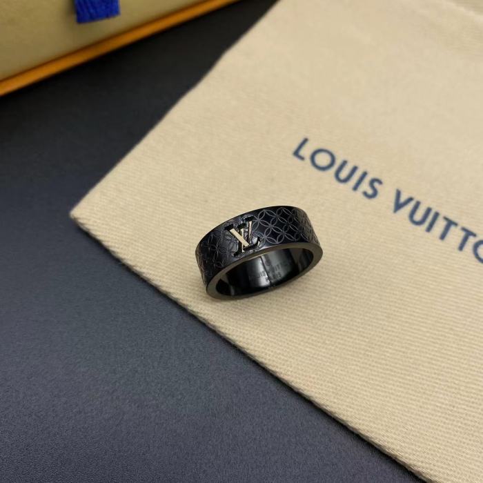 Full print hollow relief printing ring