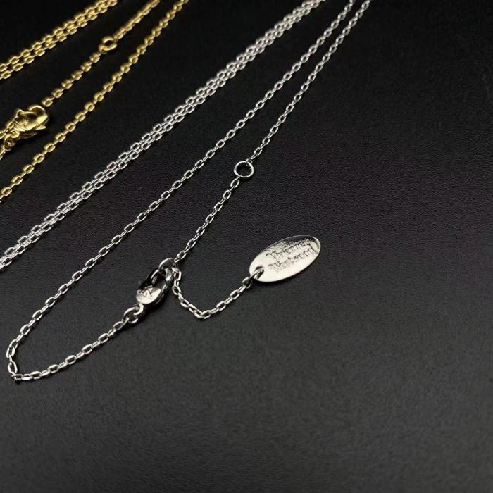 Mini Pearl Saturn Necklace