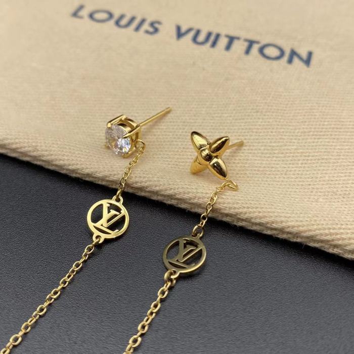 Full drill Logo Earrings