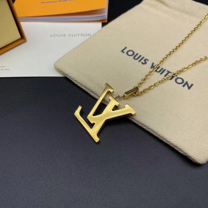 Color Diamond Logo Pendant Necklace