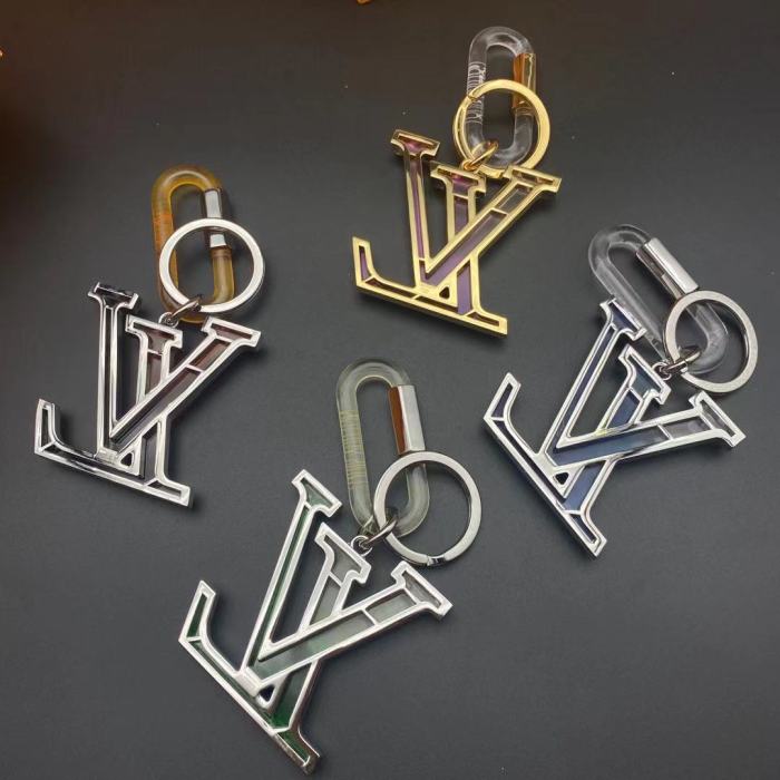 LV经典透明logo钥匙扣