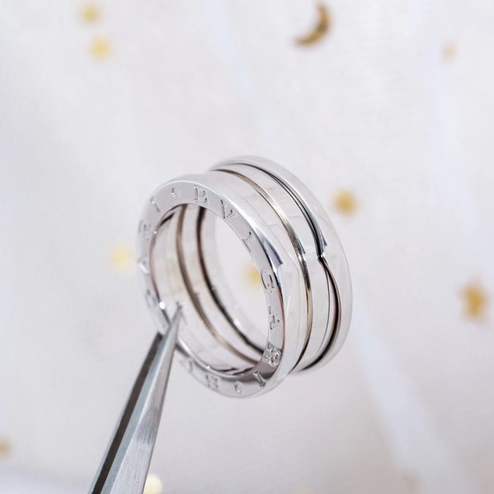 Three color wide small waist ring