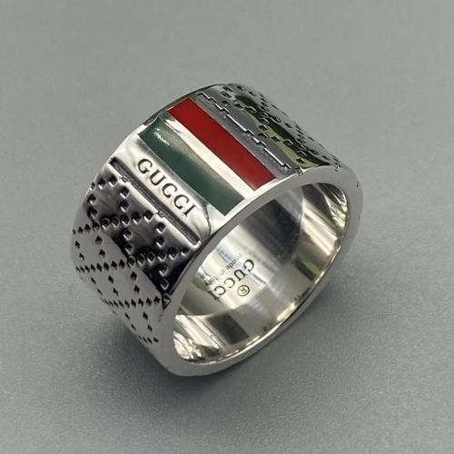 Double size logo ring