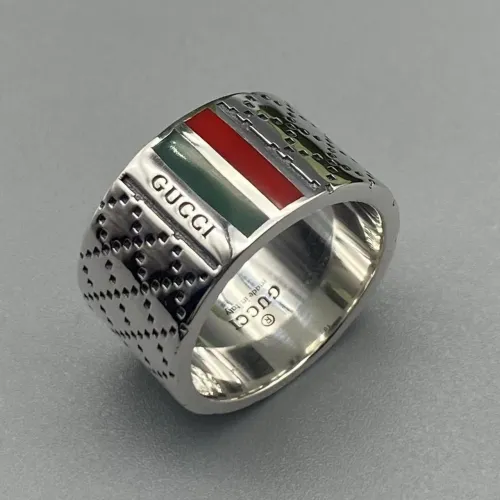 Double size logo ring