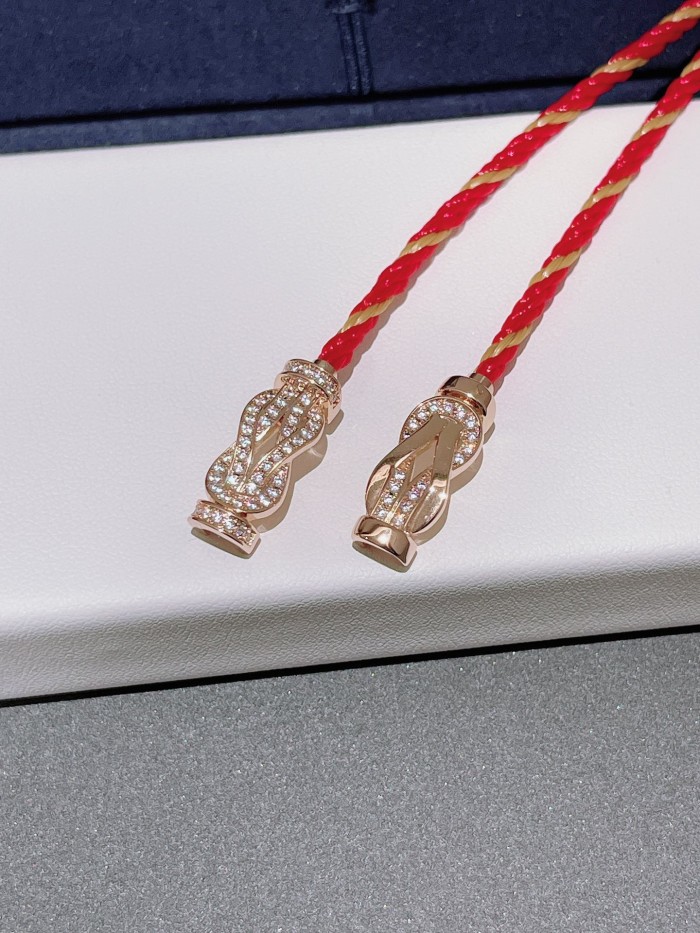 Small nylon red rope bracelet