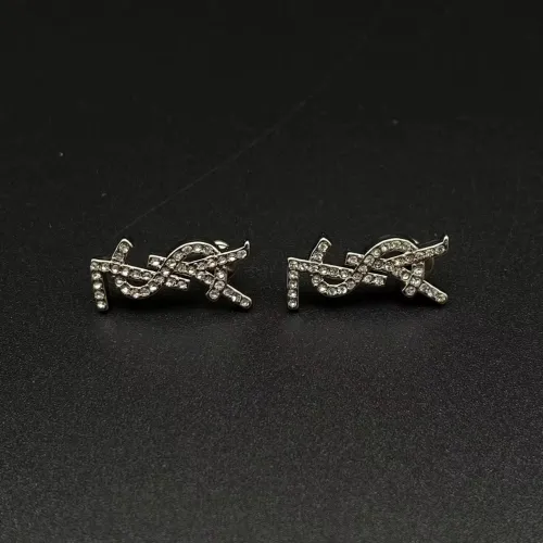 Diamond logo earrings