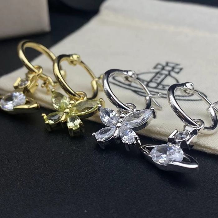 Butterfly Saturn Earrings