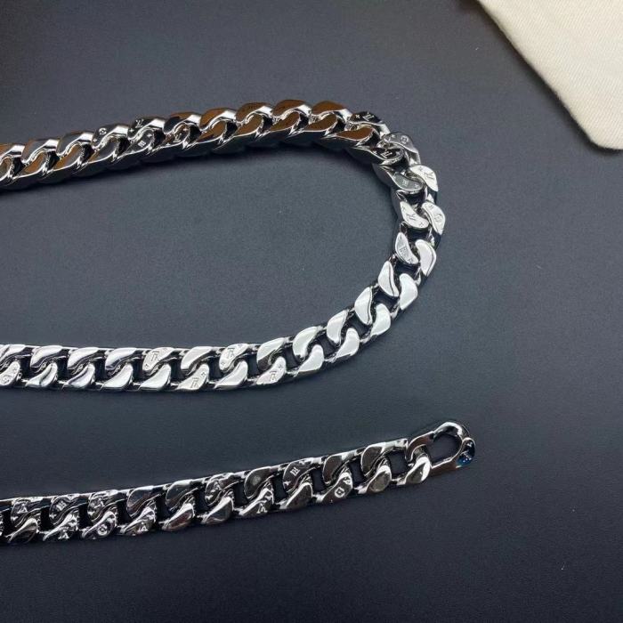 LV钢铁手链项链合集