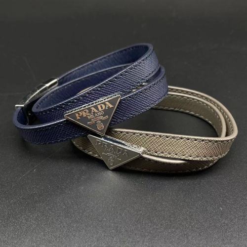 Double color leather bracelet