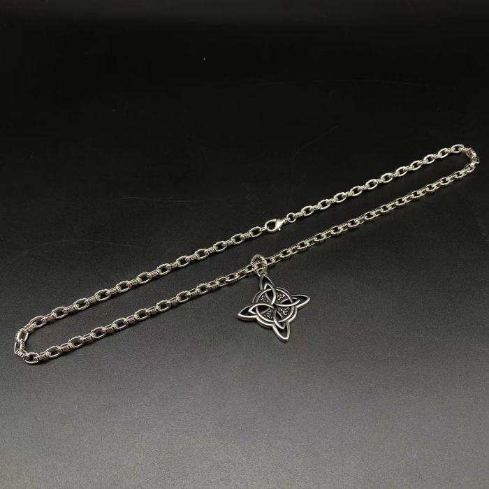 Thai Silver Logo Pendant Necklace