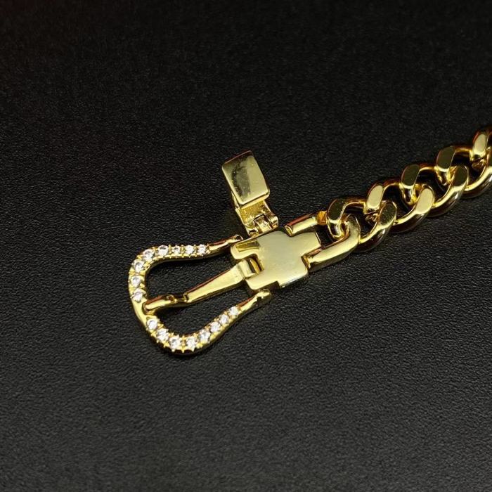 Gold Plated Diamond Bracelet