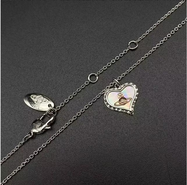 Pink shell love necklace/bracelet/stud earrings