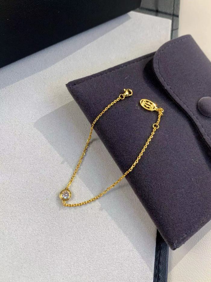 Single Diamond Fine Bracelet