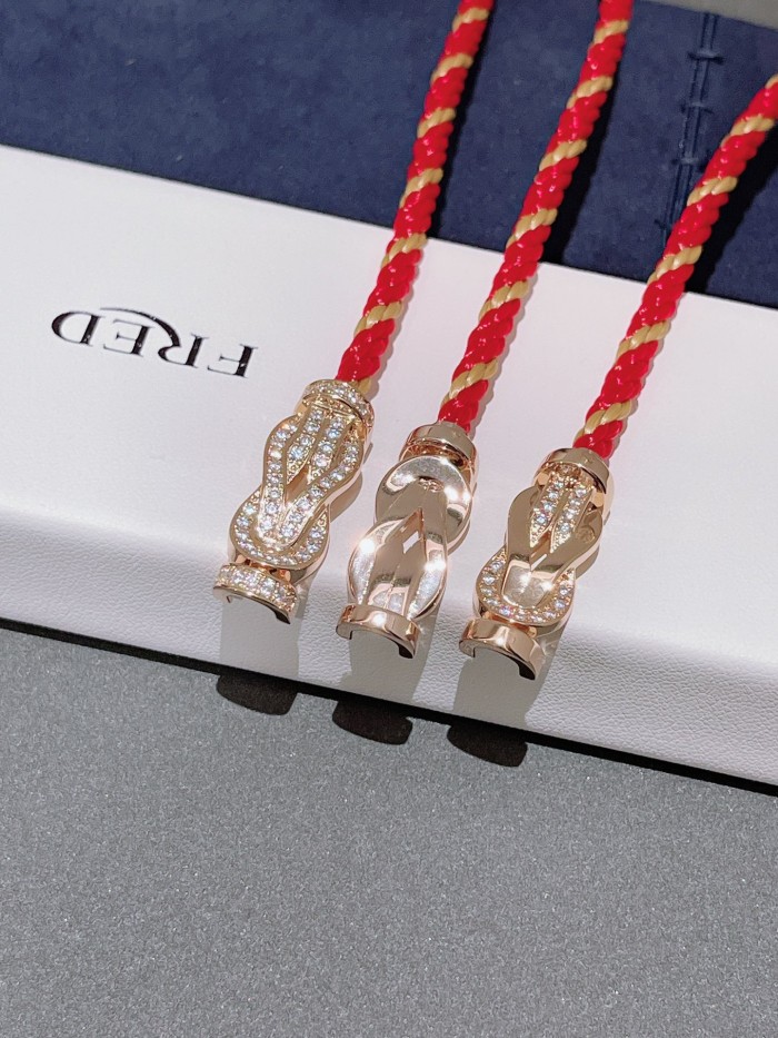 Large nylon red rope bracelet