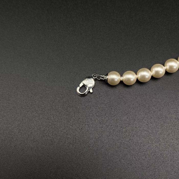 Pink Saturn Pearl Necklace