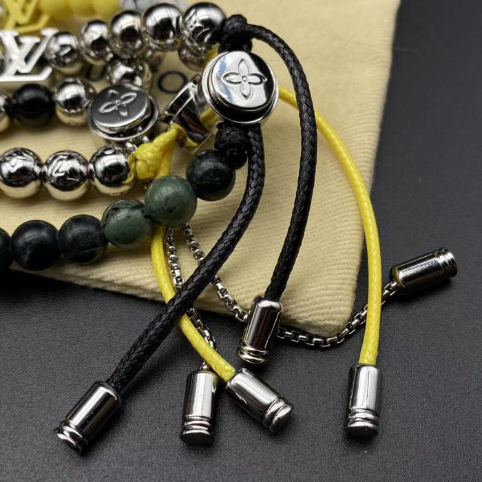 Tricolor Bead Bracelet