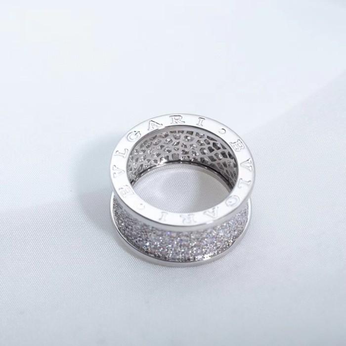 Diamond letter ring