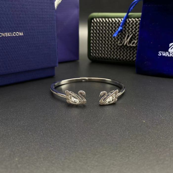 施华洛世奇双天鹅手镯