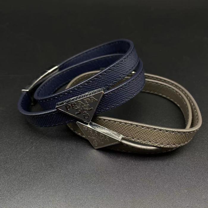 Double color leather bracelet