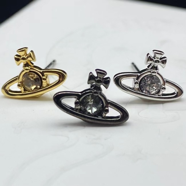 Tricolor Star Earrings