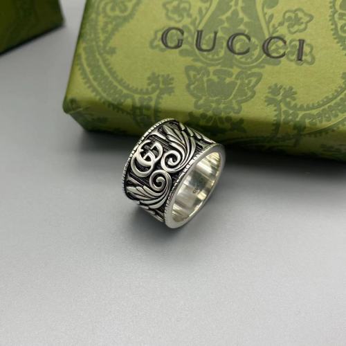 Angel wings wide ring