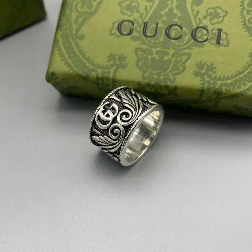 Angel wings wide ring