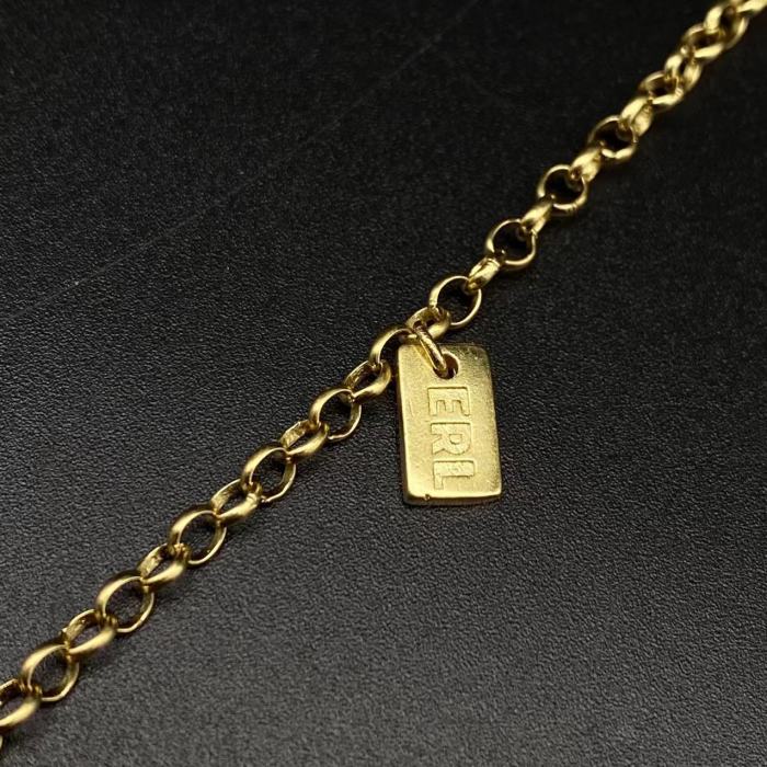 Small Flower Logo Pendant Necklace