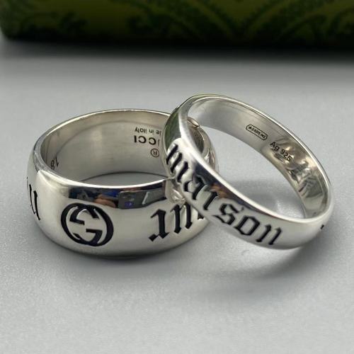 Logo letter ring