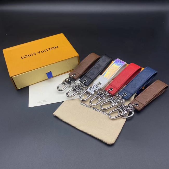 6-color Leather Key Chain