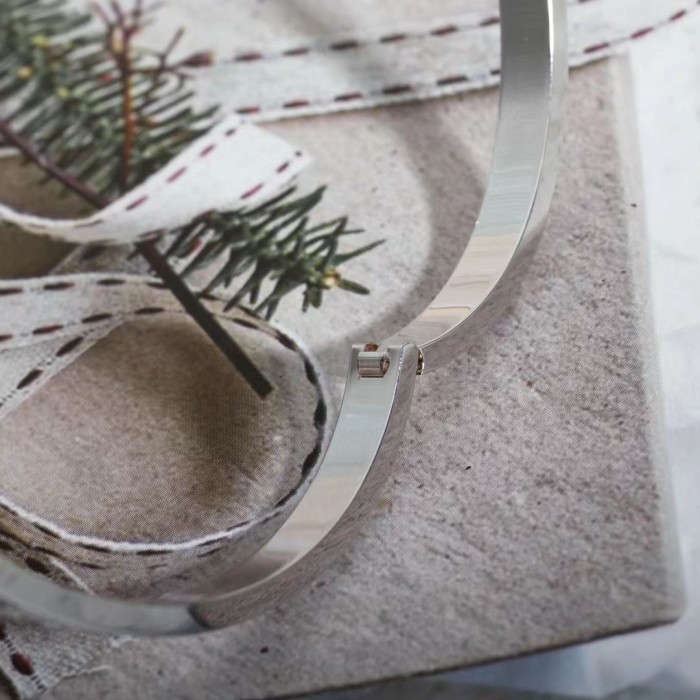 Two color logo letter Bracelet