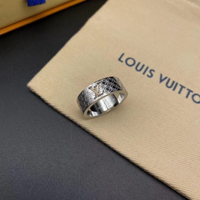 Full print hollow relief printing ring