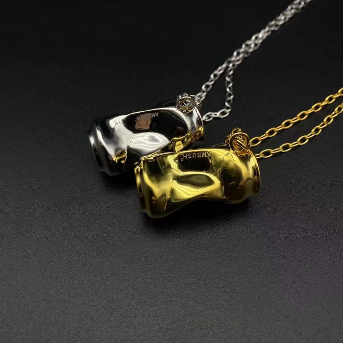 Sterling Silver 925 Coke Can Necklace